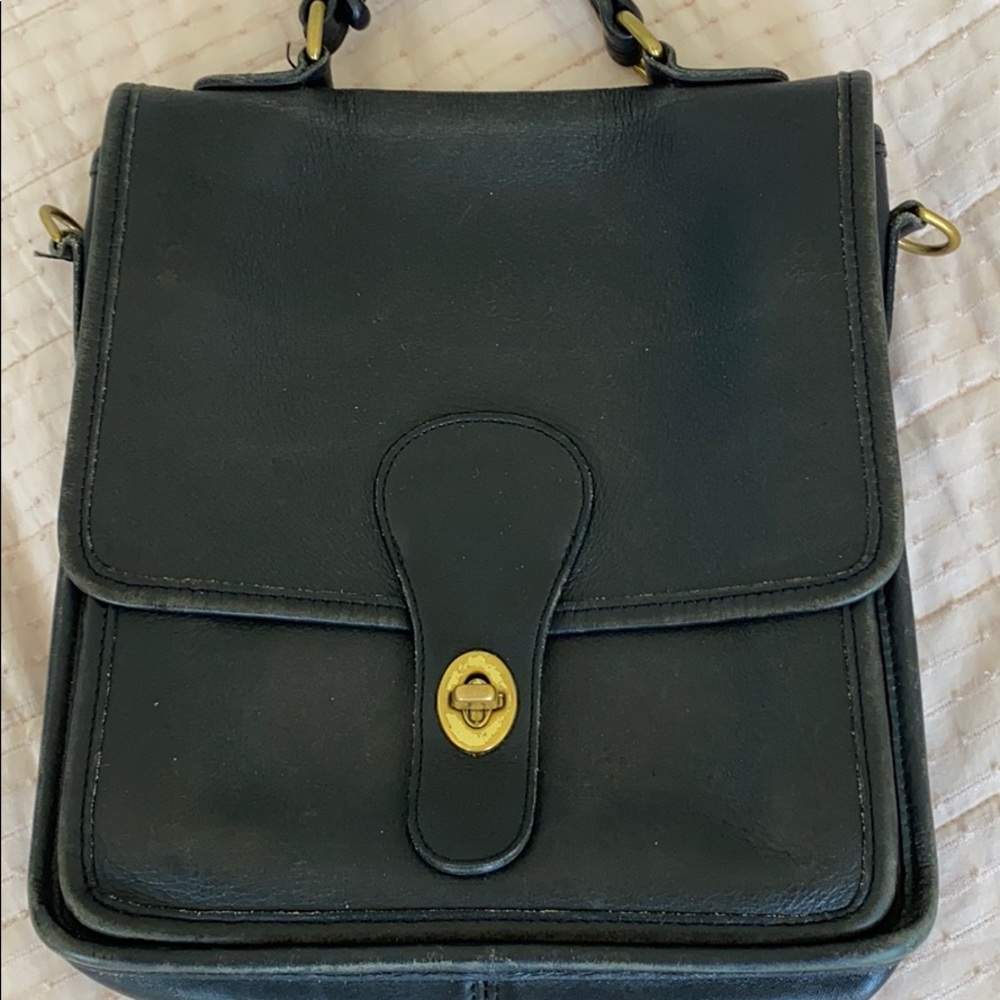 Vintage Black Coach Bag
